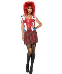 View Item Ladies Ms Anarchist Punk Fancy Dress Costume